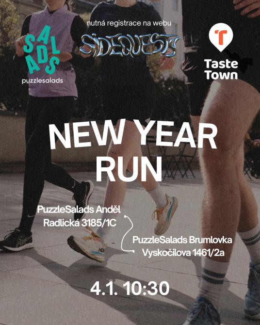 [Praha] - NEW YEAR RUNQUEST  X TASTETOWN X PUZZLESALADS